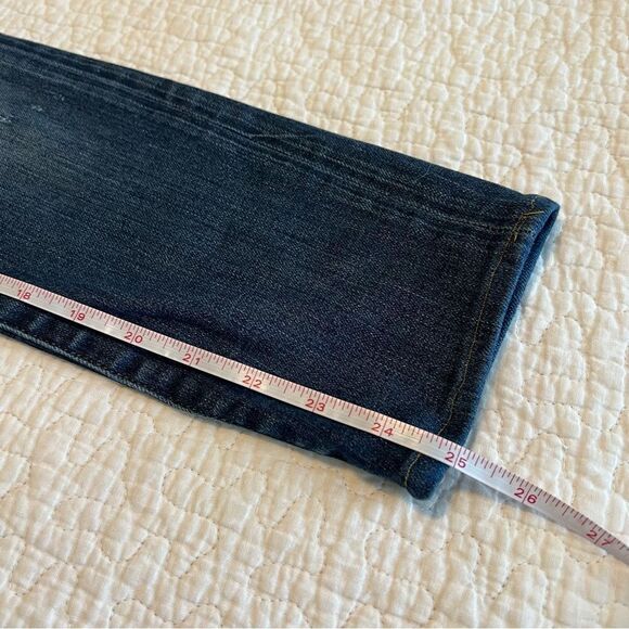 ✨ Madewell Women’s Dark Wash Skinny Skinny Jeans Distressed 24 - Picture 12 of 12